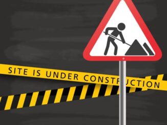 panneau travaux