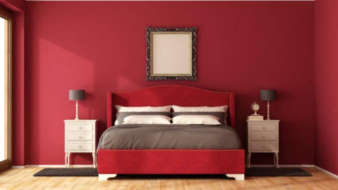 rouge chambre