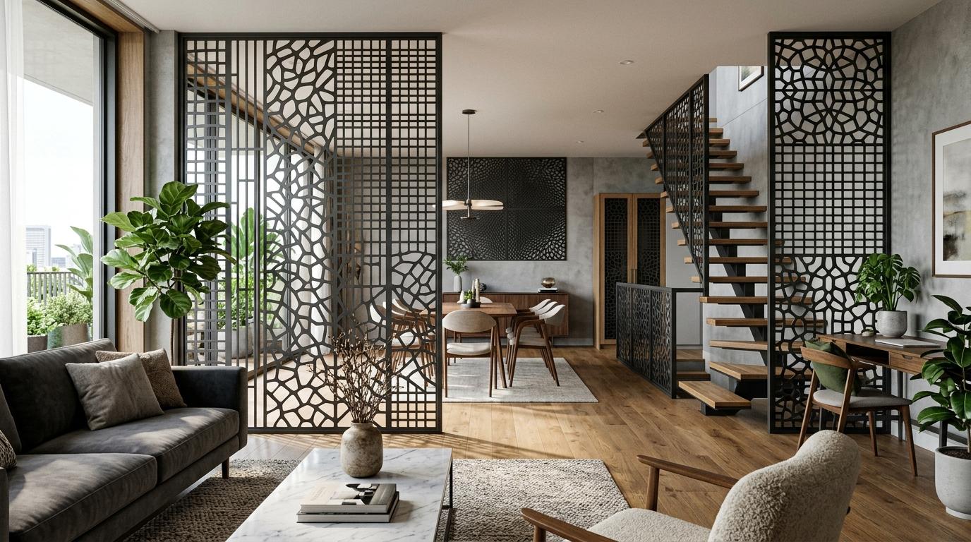 découvrez 5 idées surprenantes avec des claustras métal design pour métamorphoser et moderniser votre intérieur avec style et élégance.